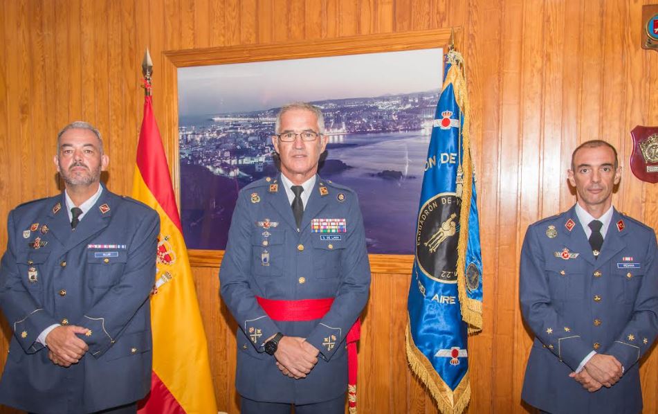 El Comandante Luis Alberto Villar ha tomado posesión como Jefe del Escuadrón de vigilancia Aérea en Lanzarote